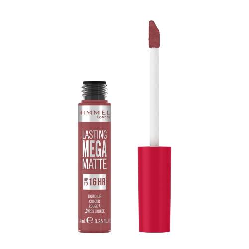 Ruj lichid Lasting Mega Matte 210 Rose & Shine, 7.4ml, Rimmel London ​