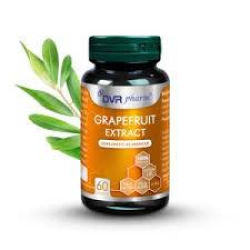 Grapefruit Extract, ajuta la mentinerea echilibrului microbiotic, 60 capsule, DVR Pharm
