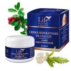 Crema reparatoare de calcaie, 50 ml, Life Bio