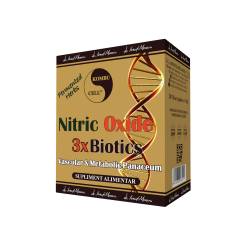 Nitric Oxide 3xBiotics, sustine sanatatea vasculara, 30 plicuri, Medica - Pro Natura