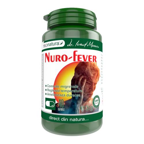 Nuro-Fever, eficient in gestionarea febrei, 40 capsule, Medica - ProNatura