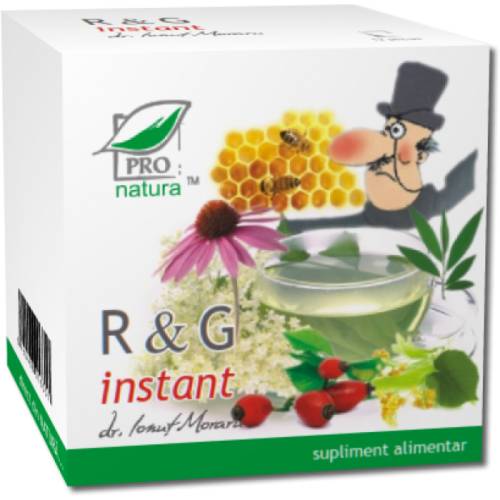 R & G Instant, sustine sanatatea cailor respiratorii, 12 plicuri, Medica - ProNatura