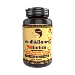 Skull Bones 3x Biotics, sustine sanatatea articulatiilor si a oaselor, 90 capsule, Medica - Pro Natura