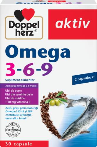Omega 3-6-9, 30 capsule, Doppelherz