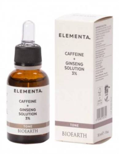 Ser de fata cu Cofeina si Ginseng 3 %, 30 ml, Elementa Bioearth