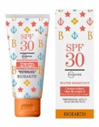 Crema solara pentru fata si corp, rezistenta la apa, SPF 30, 100 ml, Bioearth