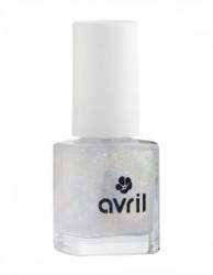 Lac de unghii Top Coat cu sclipici auriu, 7 ml, Avril