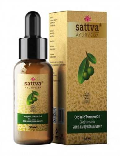 Ulei de tamanu organic, pentru piele si par, 50 ml, Sattva Ayurveda