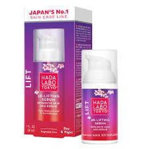 Ser antirid cu efect de lifting facial 3D, 30 ml, Hada Labo Tokyo