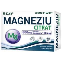 Magneziu citrate 800 mg, 30 capsule - Cosmo Pharm