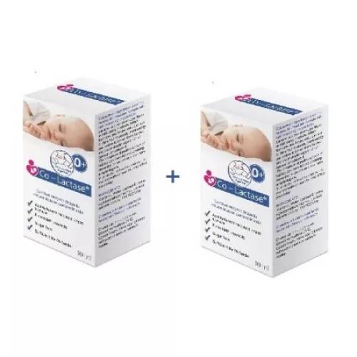 Pachet Picaturi pentru Sugari Co-Lactase 2 x 10 ml