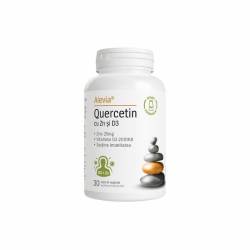 Alevia Quercetin cu Zn si D3, 30 capsule
