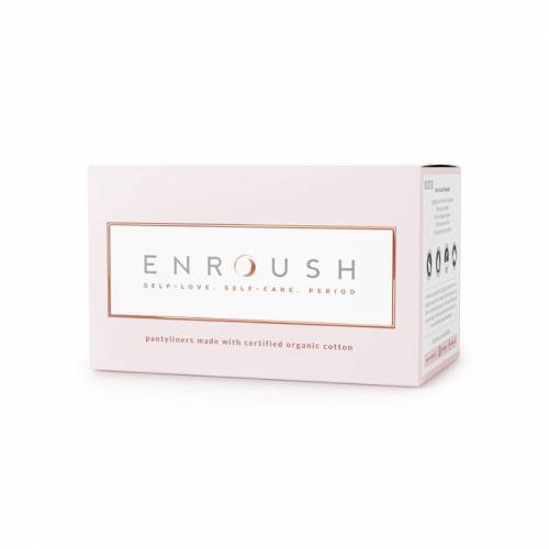 Enroush Absorbante Zilnice Bumbac Organic Super, 24 bucati