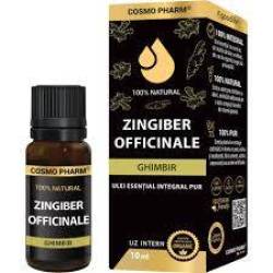 Ulei esential integral de Ghimbir, 10 ml, Cosmo Pharm