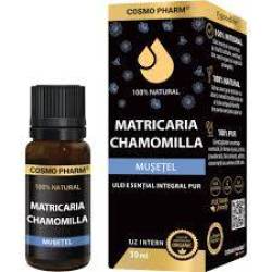 Ulei esential integral de Musetel, Matricaria Chamomilla, 10 ml, Cosmo Pharm