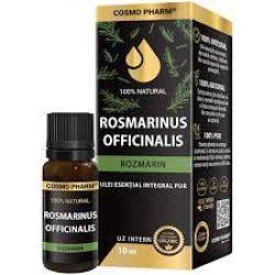 Ulei esential integral de Rozmarin, 10 ml, Cosmo Pharm