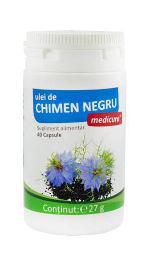 Ulei de chimen negru, 40 capsule  Medicura