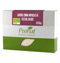 Gris din hrisca, fara gluten, eco-bio, 350 g, Pronat