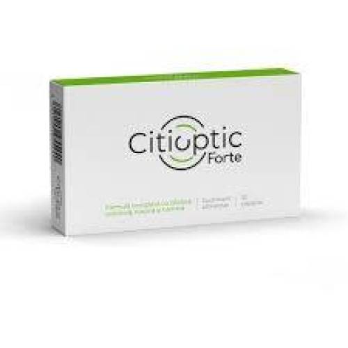 Citioptic Forte, sustine buna functionare a nervului optic, 30 capsule, Naturpharma