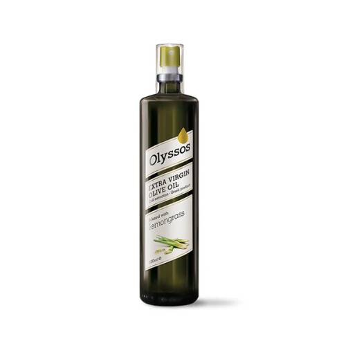 Ulei de masline extra virgin Olyssos, aromatizat cu Lemongrass, 200 ml, Eco-Bio, spray, CRETAOIL