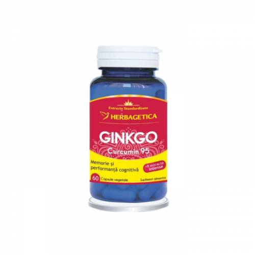 Ginkgo Curcumin95, 60 capsule, Herbagetica