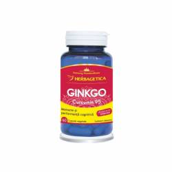Ginkgo Curcumin95, 60 capsule, Herbagetica