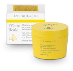 L'Erbolario Effetto Reale Masca super-hranitoare reumplere par uscat si deteriorat, 150ml