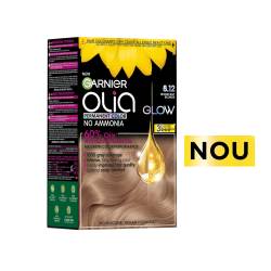 Vopsea de par permanenta fara amoniac 8.12 Iridescent Blonde Olia, 174ml, Garnier