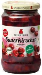Compot de visine, fara zahar, eco-bio, 360 g, Zwergenwiese