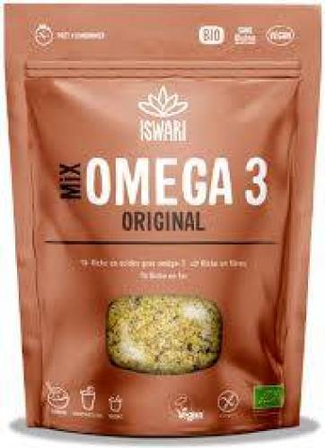 Mix Omega 3, cu seminte de in si chia, eco-bio, 200 g, Iswari