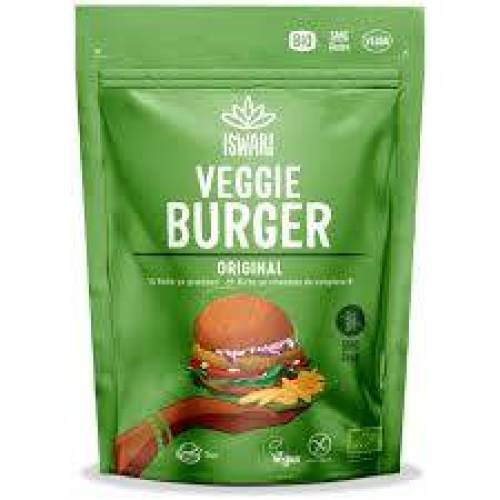 Mix pentru burger vegan, eco-bio, 250 g, Iswari