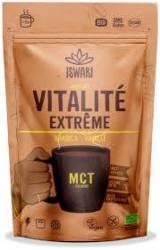 Cafea cu MCT, cafea arabica si vanilie, eco-bio, Extreme Vitality, 200 g, Iswari