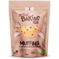 Amestec instant pentru muffins, cu banane si bucati de ciocolata, eco-bio, 350 g, Shine