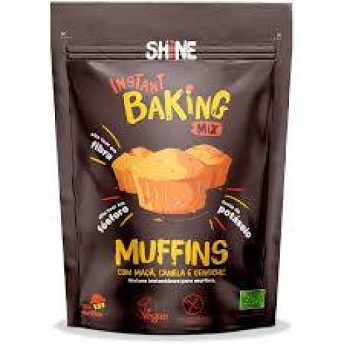 Amestec instant pentru muffins, cu mere, scortisoara si ghimbir, eco-bio, Shine