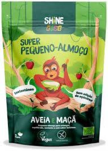 Cereale instant pentru copii, cu ovaz si mere, eco-bio, 300 g, Shine