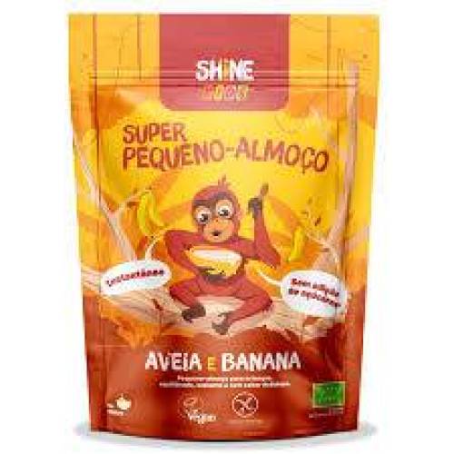 Cereale instant pentru copii, cu ovaz si banane, eco-bio, 300 g, Shine