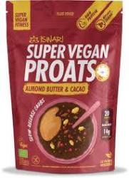 Proats Super Vegan cu cacao si crema de migdale, eco-bio, 750 g, Iswari