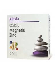 Calciu magneziu zinc 20pl, Alevia