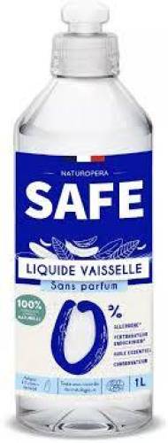 Detergent pentru vase, fara parfum, fara alergeni, eco-bio, 1000 ml, Safe