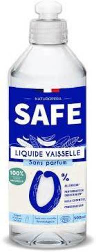 Detergent pentru vase, fara parfum, fara alergeni, eco-bio, 500 ml, Safe