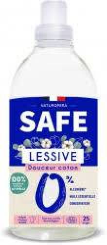 Detergent pentru rufe cu parfum proaspat de bumbac, fara alergeni, eco-bio, 1000 ml, Safe