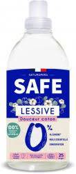 Detergent pentru rufe cu parfum proaspat de bumbac, fara alergeni, eco-bio, 1000 ml, Safe