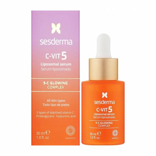 Ser lipozomal cu 5 tipuri de vitamina C C-VIT, 30 ml, Sesderma