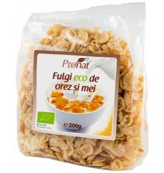 Fulgi de orez si mei eco-bio, 200g Pronat