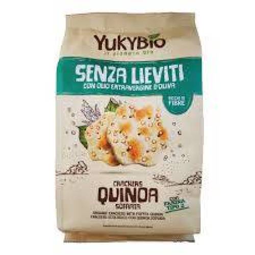 Crackers cu quinoa, eco-bio, 200 g, Yukybio