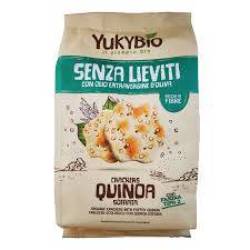 Crackers cu quinoa, eco-bio, 200 g, Yukybio