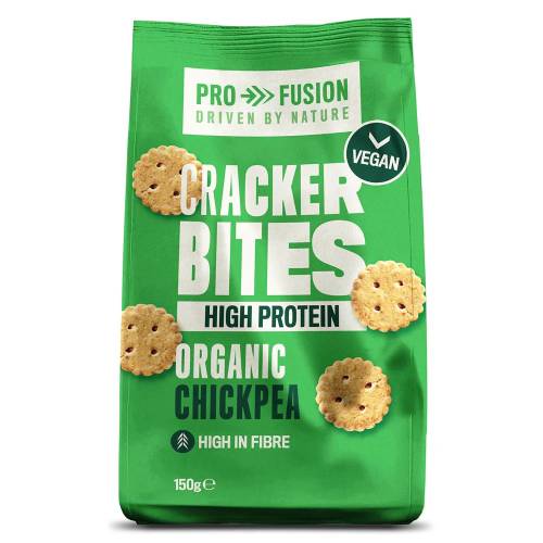 Crackers proteici cu faina de naut, eco-bio, 150 g, Profusion