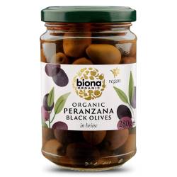 Masline negre Peranzana in saramura, eco-bio, 280 g, Biona