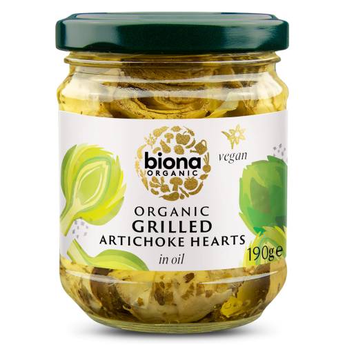 Anghinare la gratar in ulei, eco-bio, 190 g, Biona