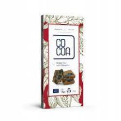 Ciocolata vegana bruta cu cirese, eco-bio, 50 g, Cocoa